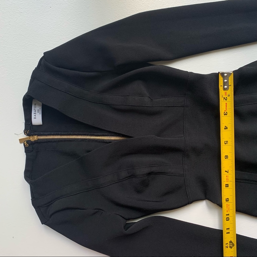 Aritzia Black V Neck Dress - Picture 6 of 12